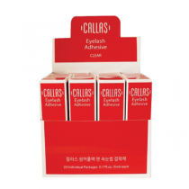 Callas Eyelash Adhesive Case (5mL 20 Pack) - Clear